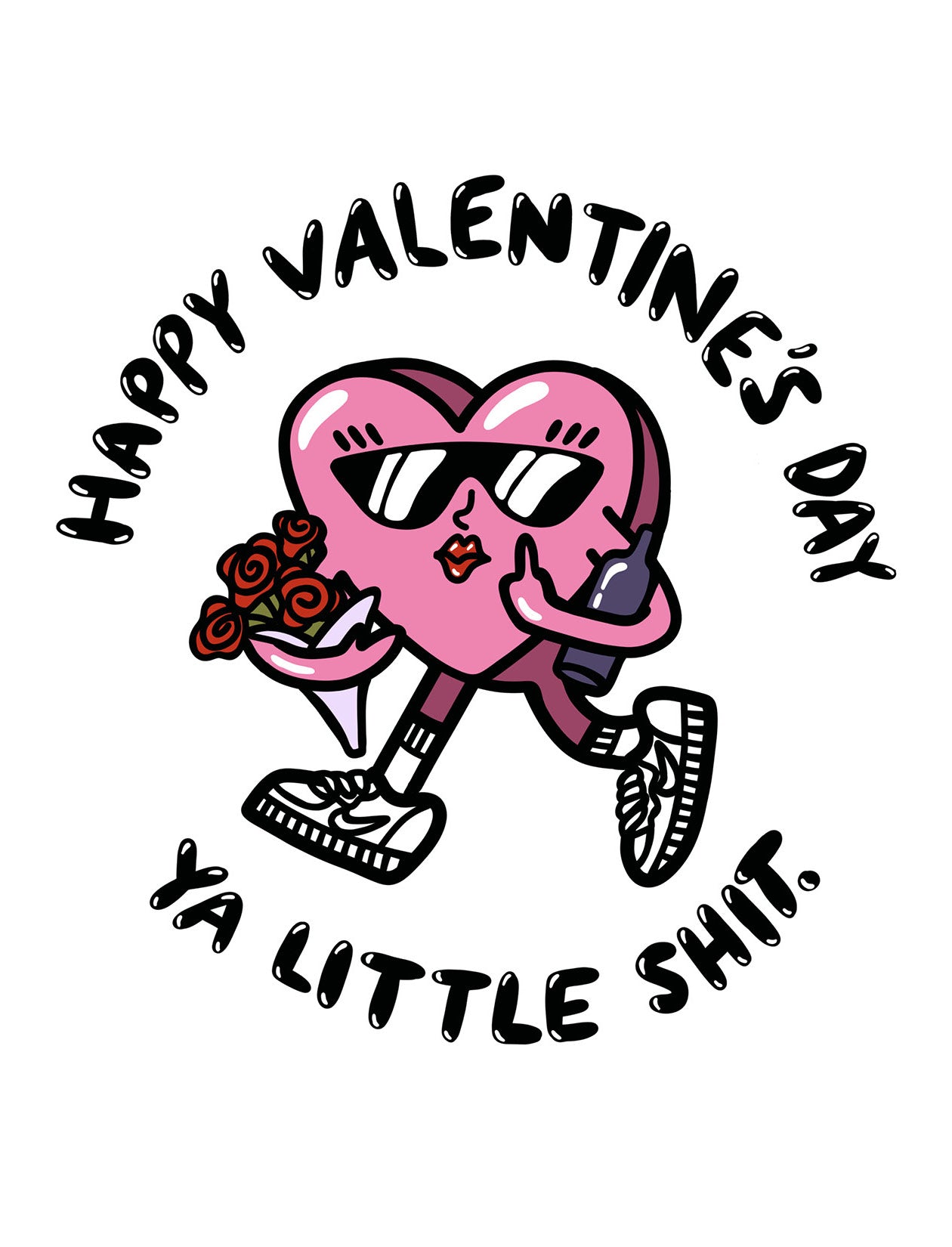 The Ya Little Shit Valentine's Day Card X BLUSHING BANDIT
