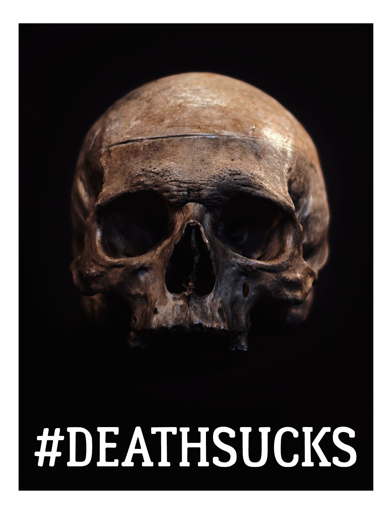 The Death Sucks Condolences Card