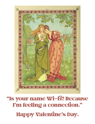 The WiFi Connection Valentine's Day Card